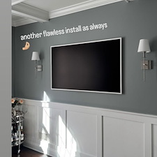 Our-Team-showed-up-early-on-a-Monday-morning-to-hang-a-65-Samsung-TV-in-Summit-NJ 0